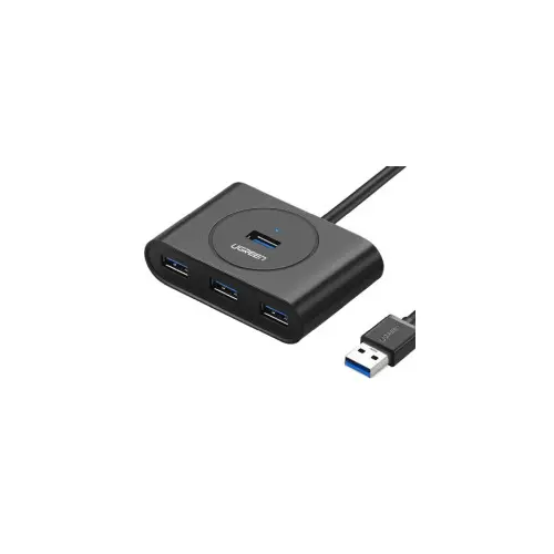 UGREEN USB Hub, USB 3.0 A, 4-portni, crni, 1m