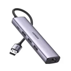 UGREEN USB HUB, USB 3.0 na Gigabit + 3xUSB 3.0 sa USB-C Power Port USB 3.0, 1000Mbps