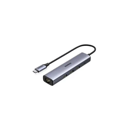 UGREEN USB Hub, USB-C na 3xUSB PD i 1xRJ45
