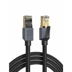 Ugreen UTP Cat8 pleten okrogel mrežni kabel, 3M