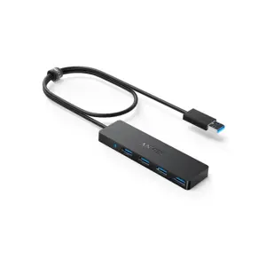 Ultra tanki 4-port USB 3.0 hub ANCHOR (crni)
