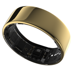 Ultrahuman Ring Air - Smart Ring, Charger, USB Cable / Size-06- Air_Gold