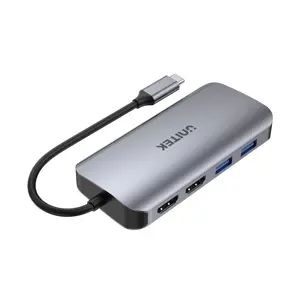 unitek-active-hub-usb-c-2x-hdmi-4k-rj45-pd-100w-31540-perutkhub0074.webp