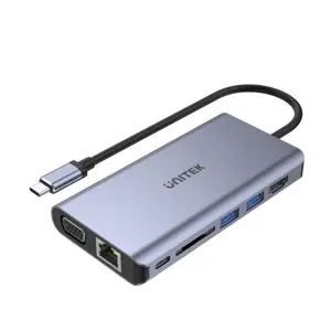 unitek-d1019b-usb-c-hub-8w1-usb-c-31-pd-100w-d1019b-64498-perutkhub0064.webp