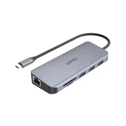 UNITEK D1026B laptop dock/port replicator USB 3.2 Gen 1 (3.1 Gen 1) Type-C Grey