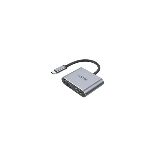 UNITEK D1049A notebook dock/port replicator USB 2.0 Type-C Silver