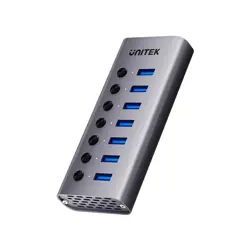 UNITEK HUB USB-A 7-IN-1 WITH SWITCHES