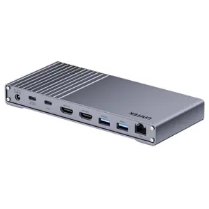 Unitek Potrójna stacja dokująca USB4 40Gb/s,zasilacz 120W