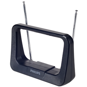 Unutarnja antena PHILIPS SDV1226/12, pojačalo 28dB, 4G filter, UHF, VHF, FM,HDTV, 1.8 m