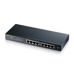 Upravljani gigabitni ethernet prekidač ZYXEL GS1900-8 (L2, 10/100/1000, crna)