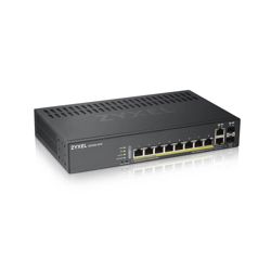 Upravljani gigabitni ethernet ZYXEL GS1920-8HPV2 (Crna, Power over Ethernet (PoE), 10/100/1000)