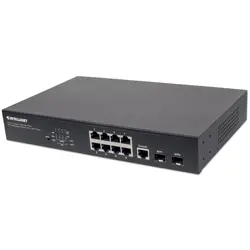 Upravljani gigabitni switch, 766623561167, 8x POE+ 140W 802.3AT/AF, 2x SFP