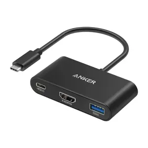 USB-C Hub ANKER PowerExpand 3-u-1 (HDMI 4K, USB-A 5Gbps, 100W PD)