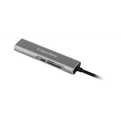 USB-C hub KRUGER & MATZ (HDMI, USB 3.0, SD, MicroSD, C port)