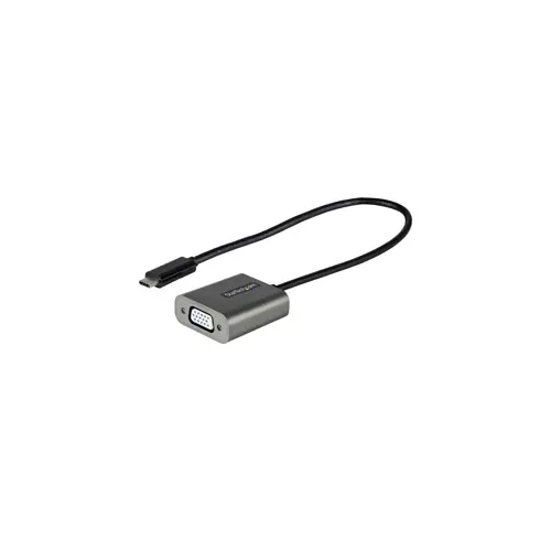 Adapter USB-C na VGA STARTECH USB C TO VGA ADAPTER 1920X1200P/WITH 12IN LONG ATTACHED CABLE (rezolucija 1920x1200p, kabel dužine 30cm)