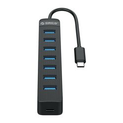 USB Hub ORICO 7-portni 3.0, crni (ORICO-TWC3-7A-BK-EP)