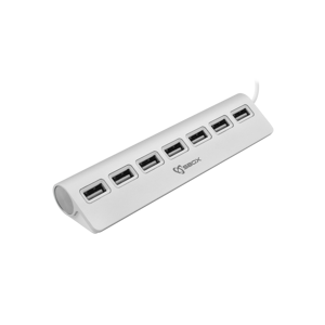 USB HUB SBOX H-207 7-PORTS USB 2.0 srebrni