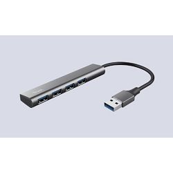 USB Hub TRUST Halyx 24947, 1xUSB-A/ 4xUSB-A
