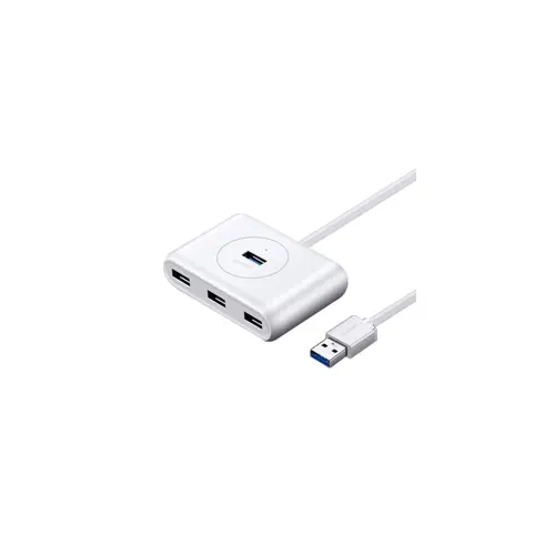 USB HUB UGREEN, USB 3.0 A, 4-portni, bijeli, 1m