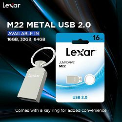 USB memorija LEXAR 16GB JumpDrive® M22 USB2.0 Light Gold Flash Drive 
