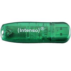 USB memorija INTENSO 8GB Hi-Speed USB 2.0, Rainbow Line zeleni