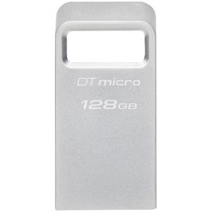 USB memorija KINGSTON DataTraveler Micro (USB 3.2 Gen 1 (3.1 Gen 1), 128 GB) srebrna