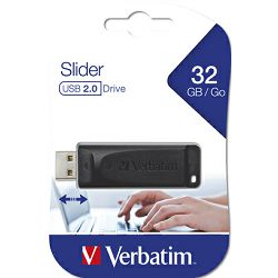 USB memorija VERBATIM 32GB slider crni