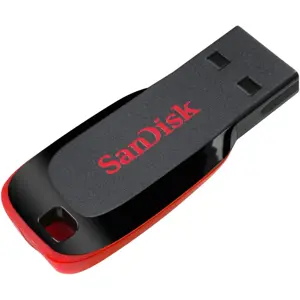 USB stick SanDisk Cruzer Blade 128 GB (USB Type-A 2.0 crno-crveni)