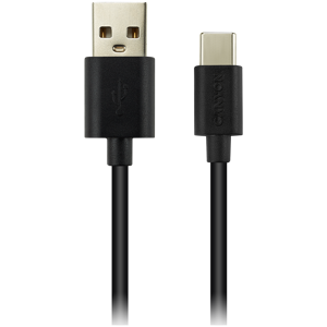 USB Type C kabel CANYON (USB 2.0, 5V 1A, OD 3.2mm, PVC Jacket, 1.8m) crni
