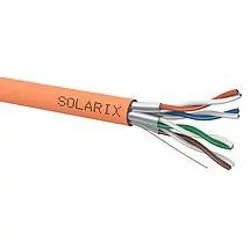 Uvijeni par kabel SOLARIX CAT.6A STP LSOH B2ca s1d1a1 kolut 500M (LSOH, B2ca s1d1a1, 500 metara)