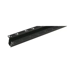 V-TAC 48V V-TAC 200cm Aluminum Black Rail Flush Mount Rail (cover and end caps included) VT-6129 V-TAC 48V V-TAC 200cm VT-6129