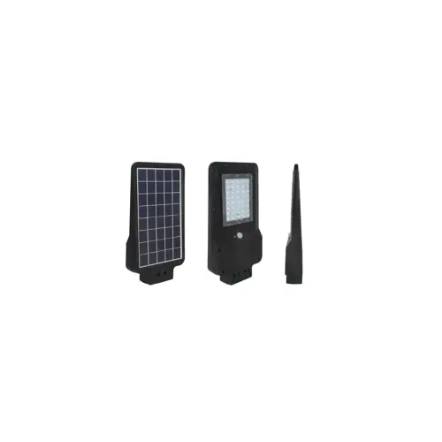 Solarna ulična svjetiljka V-TAC ST-15 (15W LED, 6000K, 1600lm, Crna)