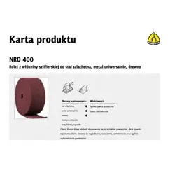 Valjak od netkanog materijala KLINGSPOR NRO 400 150mm (10 metara)