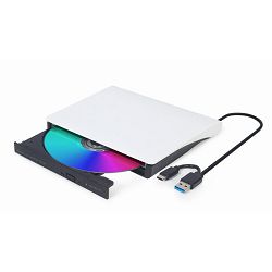 Vanjski DVD USB Drive GEMBIRD DVD-USB-03-BW (bijelo crni)