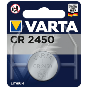 Varta Baterija litijska, CR2450, 3 V, dugmasta, blister 1 kom - CR2450