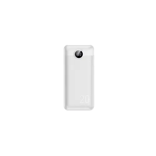 Prijenosna baterija VEGER L20s (20000 mAh, bijela)