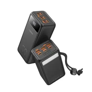 VEGER portable battery Tank Lite 50000 mAh, black.
