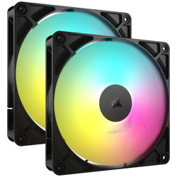 Ventilator za kućište CORSAIR RS140 ARGB PWM (2x14cm, ARGB osvjetljenje, PWM upravljanje, crna)