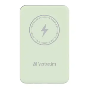 Verbatim Charge 'n' Go Magnetic Wireless Power Bank 10000mAh Green