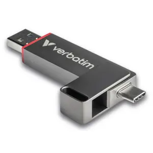 Verbatim Dual QuickStick USB flash drive 512 GB USB Type-A / USB Type-C 3.2 Gen 1 (3.1 Gen 1) Grey