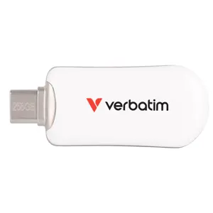 Verbatim Plectra USB-C Flash Drive White 256GB