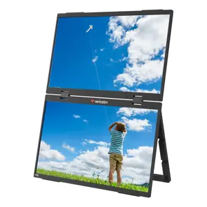 Verbatim Portable 15.6" FHD Dual Monitor Essentials Portable monitor Black 15.6" LCD 1920 x 1080 pixels