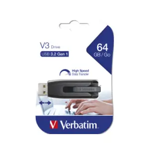 Verbatim V3 64GB USB3.2 Gen1 crni