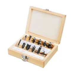 Verto 60H008 Widia cutters, shank 6 mm, Set 12 pcs.