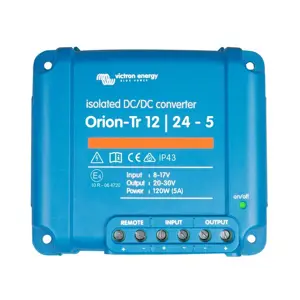 Victron Energy Orion-Tr 12/24-5A 120 W automotive inverter (ORI122410110)