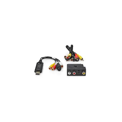 Video Grabber NEDIS VGRRU101BK A/V cable, Scart, USB 2.0