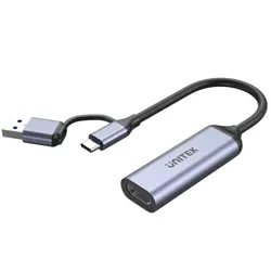 Video grabber Unitek USB-C/A, 4K HDMI 1.4b