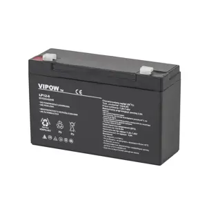 VIPOW 6V 12Ah gel battery
