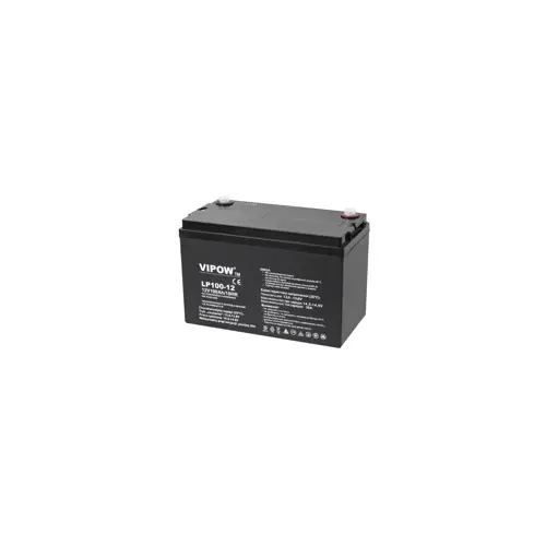 VIPOW Gel Battery 12V 100Ah