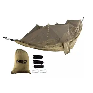 Viseća ležaljka s mrežom protiv komaraca NEO TOOLS (dimenzije 330 x 140 cm, set)